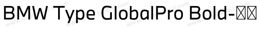 BMW Type GlobalPro Bold字体转换